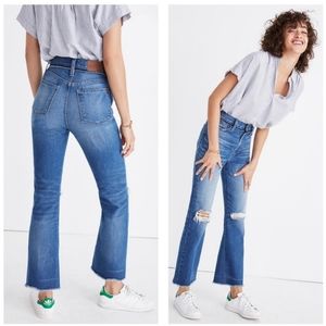 MADEWELL Retro Crop Bootcut Jeans